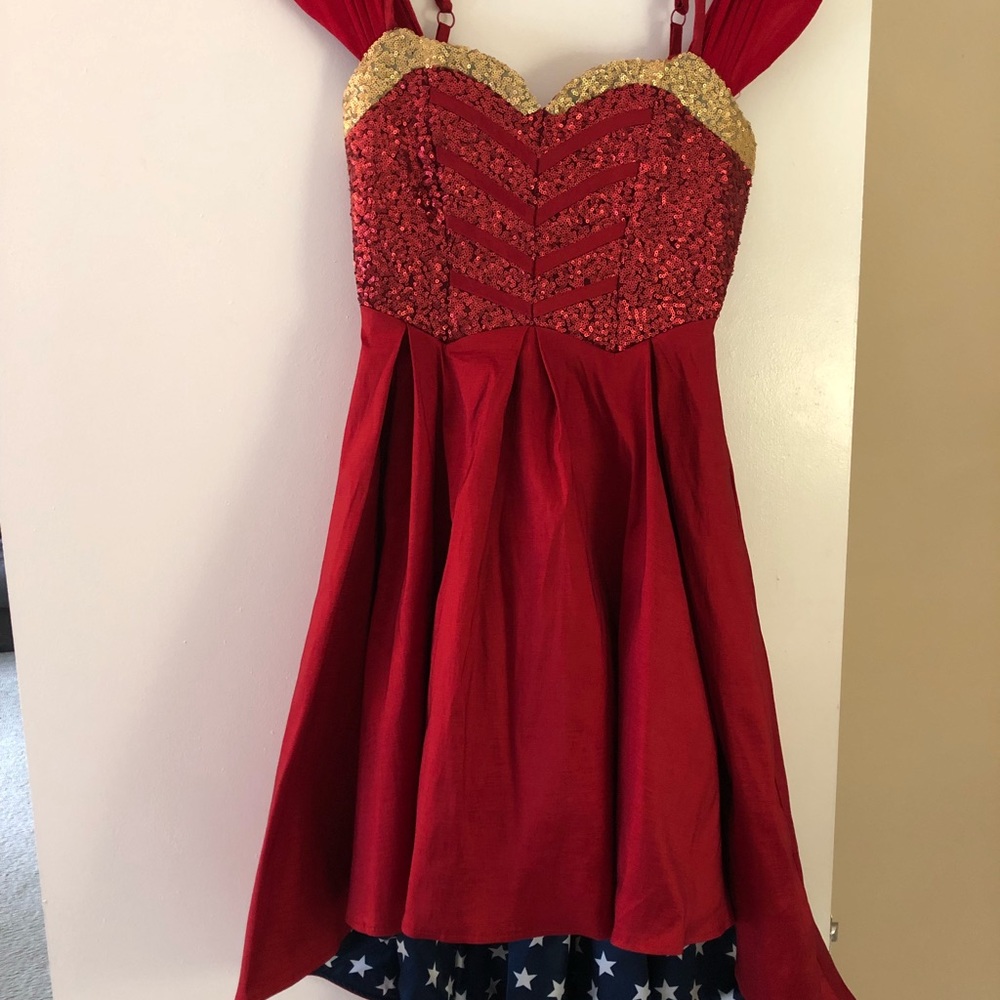 Wonder Woman Prom Dress